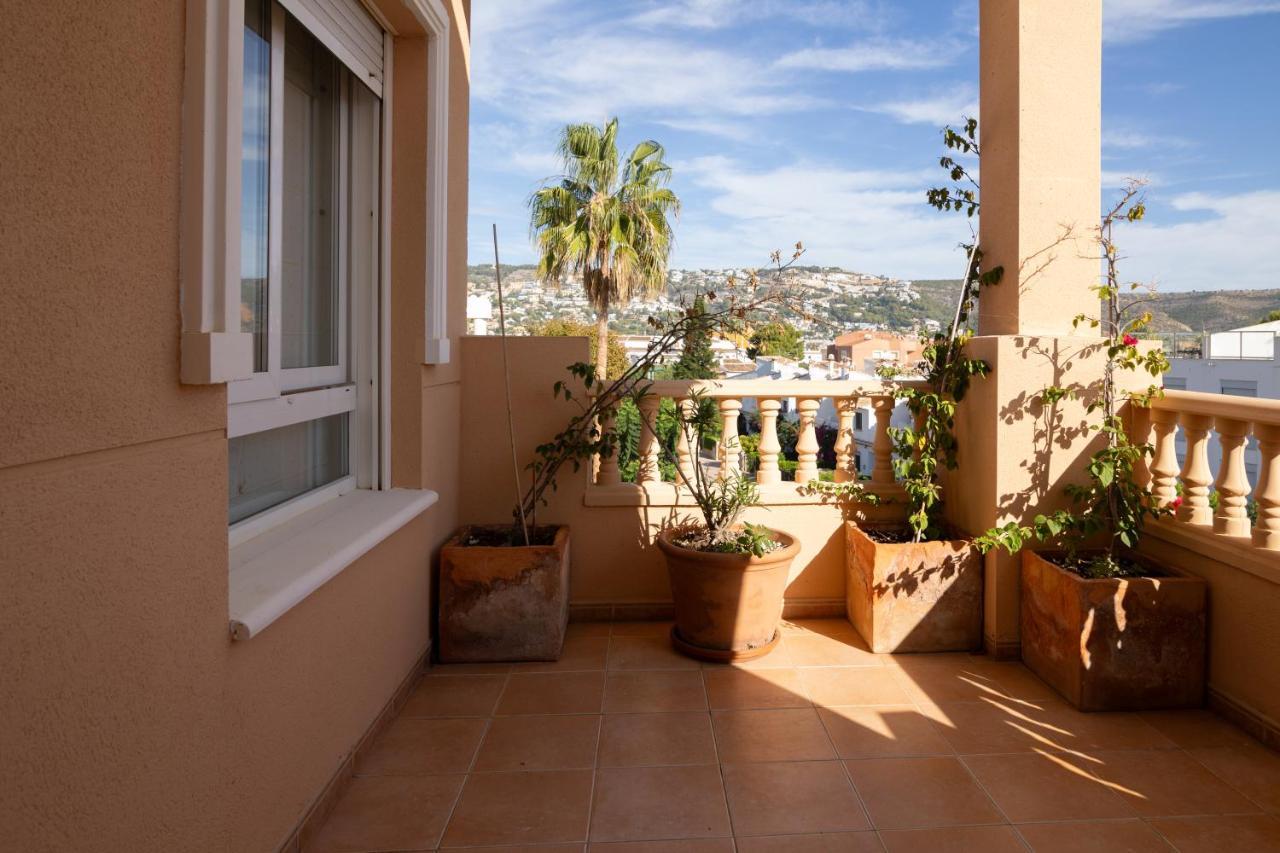 Javea Terraza + Piscina + Vistas Al Mar Platja de Larenal Exteriér fotografie